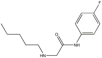 N-(4-fluorophenyl)-2-(pentylamino)acetamide 구조식 이미지