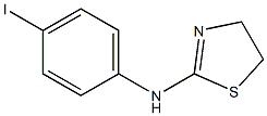 N-(4-iodophenyl)-4,5-dihydro-1,3-thiazol-2-amine 구조식 이미지