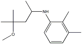 N-(4-methoxy-4-methylpentan-2-yl)-2,3-dimethylaniline Structure