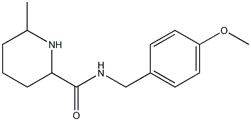 N-(4-methoxybenzyl)-6-methylpiperidine-2-carboxamide 구조식 이미지