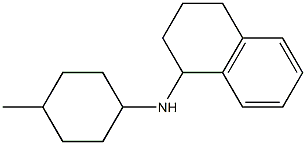 N-(4-methylcyclohexyl)-1,2,3,4-tetrahydronaphthalen-1-amine 구조식 이미지