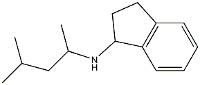 N-(4-methylpentan-2-yl)-2,3-dihydro-1H-inden-1-amine 구조식 이미지