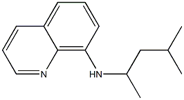 N-(4-methylpentan-2-yl)quinolin-8-amine 구조식 이미지