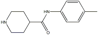 N-(4-methylphenyl)piperidine-4-carboxamide 구조식 이미지
