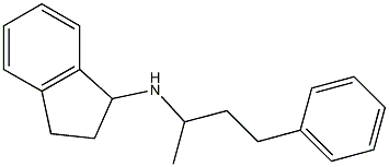 N-(4-phenylbutan-2-yl)-2,3-dihydro-1H-inden-1-amine Structure