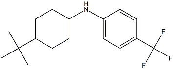 N-(4-tert-butylcyclohexyl)-4-(trifluoromethyl)aniline Structure