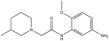 N-(5-amino-2-methoxyphenyl)-2-(3-methylpiperidin-1-yl)acetamide 구조식 이미지