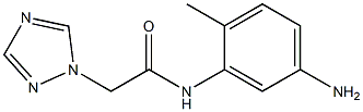 N-(5-amino-2-methylphenyl)-2-(1H-1,2,4-triazol-1-yl)acetamide 구조식 이미지