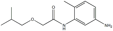 N-(5-amino-2-methylphenyl)-2-(2-methylpropoxy)acetamide Structure