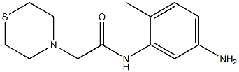 N-(5-amino-2-methylphenyl)-2-(thiomorpholin-4-yl)acetamide Structure