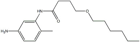 N-(5-amino-2-methylphenyl)-4-(hexyloxy)butanamide Structure