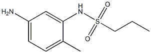 N-(5-amino-2-methylphenyl)propane-1-sulfonamide Structure