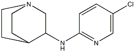 N-(5-chloropyridin-2-yl)-1-azabicyclo[2.2.2]octan-3-amine 구조식 이미지