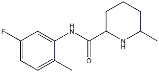 N-(5-fluoro-2-methylphenyl)-6-methylpiperidine-2-carboxamide Structure