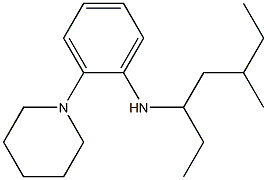 N-(5-methylheptan-3-yl)-2-(piperidin-1-yl)aniline Structure