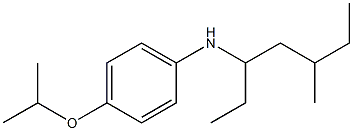 N-(5-methylheptan-3-yl)-4-(propan-2-yloxy)aniline 구조식 이미지