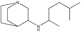 N-(5-methylhexan-2-yl)-1-azabicyclo[2.2.2]octan-3-amine Structure