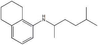 N-(5-methylhexan-2-yl)-5,6,7,8-tetrahydronaphthalen-1-amine 구조식 이미지