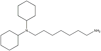 N-(7-aminoheptyl)-N-cyclohexylcyclohexanamine 구조식 이미지