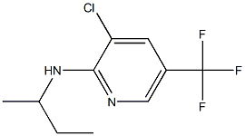 N-(butan-2-yl)-3-chloro-5-(trifluoromethyl)pyridin-2-amine Structure