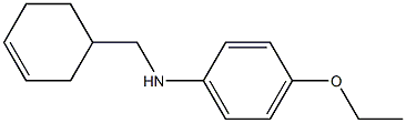 N-(cyclohex-3-en-1-ylmethyl)-4-ethoxyaniline 구조식 이미지