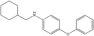 N-(cyclohexylmethyl)-4-phenoxyaniline 구조식 이미지