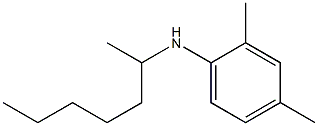 N-(heptan-2-yl)-2,4-dimethylaniline Structure