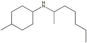 N-(heptan-2-yl)-4-methylcyclohexan-1-amine 구조식 이미지