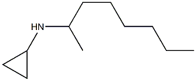 N-(octan-2-yl)cyclopropanamine Structure