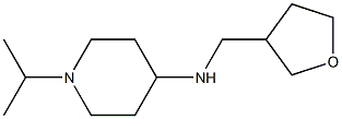 N-(oxolan-3-ylmethyl)-1-(propan-2-yl)piperidin-4-amine 구조식 이미지