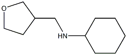 N-(oxolan-3-ylmethyl)cyclohexanamine 구조식 이미지