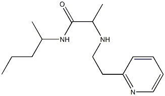 N-(pentan-2-yl)-2-{[2-(pyridin-2-yl)ethyl]amino}propanamide Structure