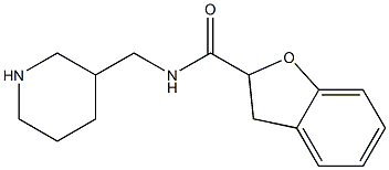 N-(piperidin-3-ylmethyl)-2,3-dihydro-1-benzofuran-2-carboxamide 구조식 이미지