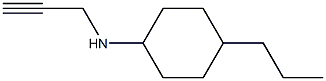 N-(prop-2-yn-1-yl)-4-propylcyclohexan-1-amine Structure