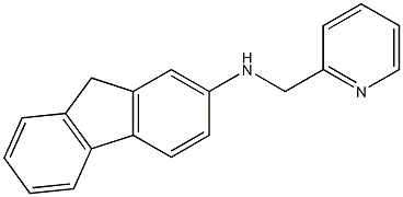 N-(pyridin-2-ylmethyl)-9H-fluoren-2-amine Structure