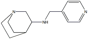 N-(pyridin-4-ylmethyl)-1-azabicyclo[2.2.2]octan-3-amine 구조식 이미지