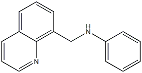 N-(quinolin-8-ylmethyl)aniline Structure