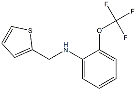 N-(thiophen-2-ylmethyl)-2-(trifluoromethoxy)aniline Structure