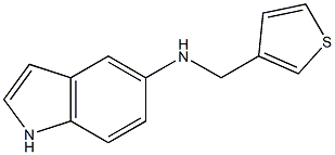 N-(thiophen-3-ylmethyl)-1H-indol-5-amine 구조식 이미지