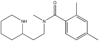 N,2,4-trimethyl-N-[2-(piperidin-2-yl)ethyl]benzamide Structure