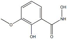 N,2-dihydroxy-3-methoxybenzamide 구조식 이미지