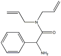 N,N-diallyl-2-amino-2-phenylacetamide Structure