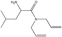 N,N-diallyl-2-amino-4-methylpentanamide 구조식 이미지