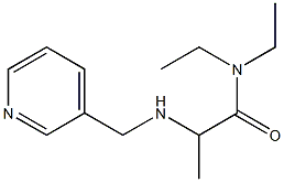 N,N-diethyl-2-[(pyridin-3-ylmethyl)amino]propanamide 구조식 이미지