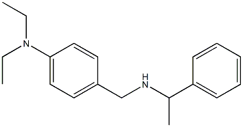 N,N-diethyl-4-{[(1-phenylethyl)amino]methyl}aniline 구조식 이미지