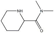 N,N-dimethylpiperidine-2-carboxamide 구조식 이미지