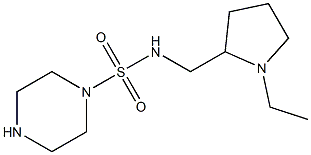 N-[(1-ethylpyrrolidin-2-yl)methyl]piperazine-1-sulfonamide Structure