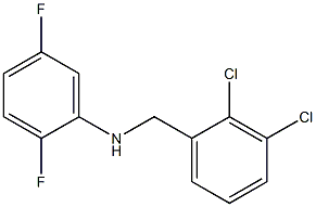 N-[(2,3-dichlorophenyl)methyl]-2,5-difluoroaniline 구조식 이미지