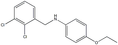 N-[(2,3-dichlorophenyl)methyl]-4-ethoxyaniline 구조식 이미지