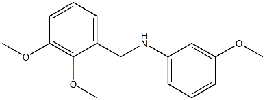 N-[(2,3-dimethoxyphenyl)methyl]-3-methoxyaniline Structure